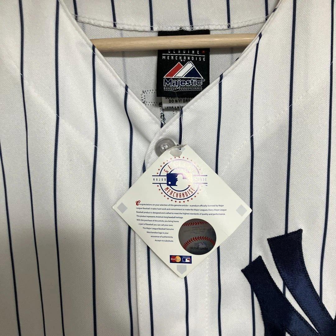 新品Majestic MLBヤンキース ジーター ユニフォーム　タグ付き