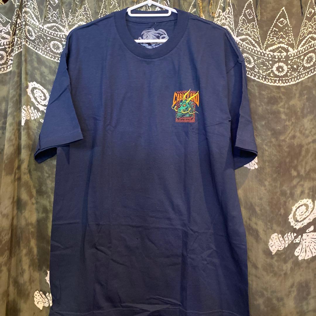 POWELLPERALT メンズスケートTシャツ ネイビー　Lサイズ