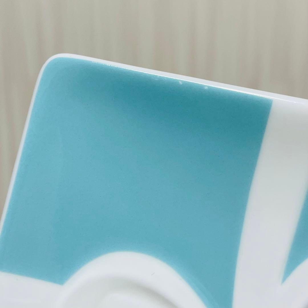 Tiffany ティファニー ブルーリボン スクエア プレート 皿 ペア ２枚