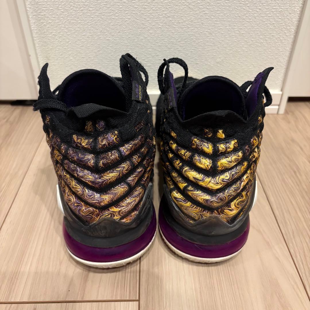 【レイカーズカラー】NIKE レブロン17 27.5cm バッシュ