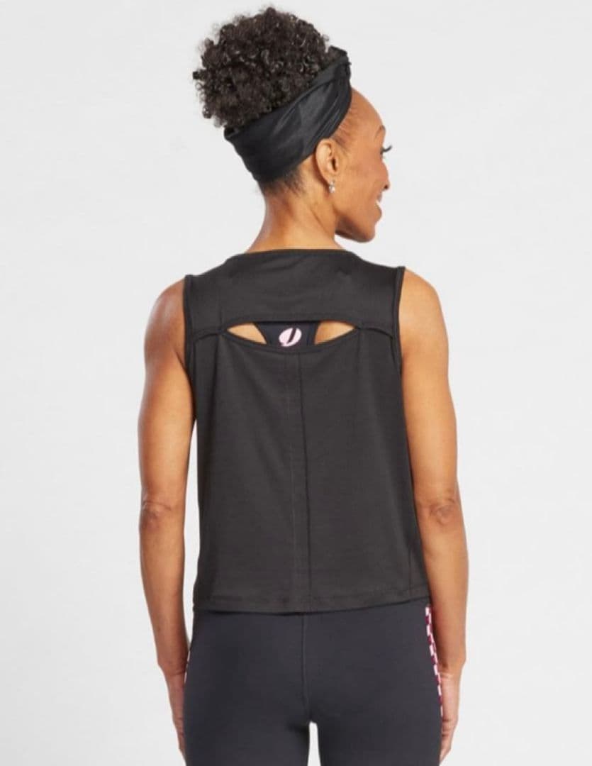 ジャザサイズ　XOXO Jazzercise タンクトップ 黒　S