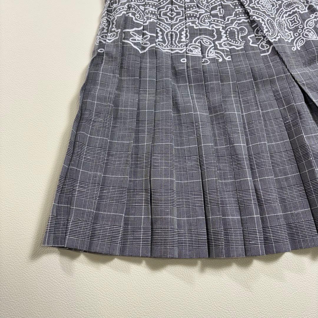 ✨美品✨ パーリーゲイツ プリーツスカート 総柄 チェック ゴルフウェア