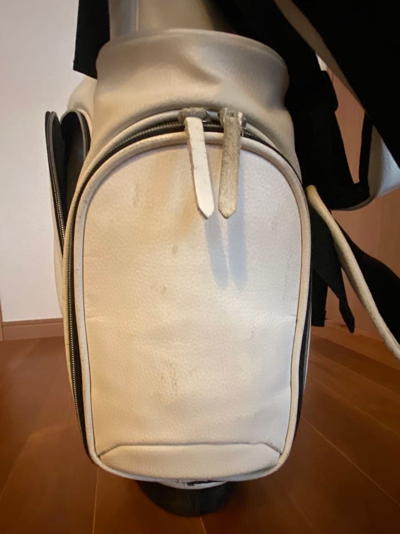 iliac golf キャディバッグ ホワイト イリアック ゴルフ ワンオーナー