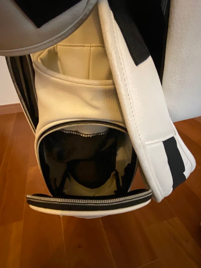 iliac golf キャディバッグ ホワイト イリアック ゴルフ ワンオーナー