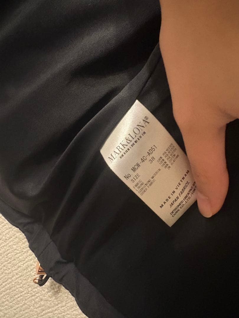 MARK & LONA ダウン 濃紺 ダークネイビー