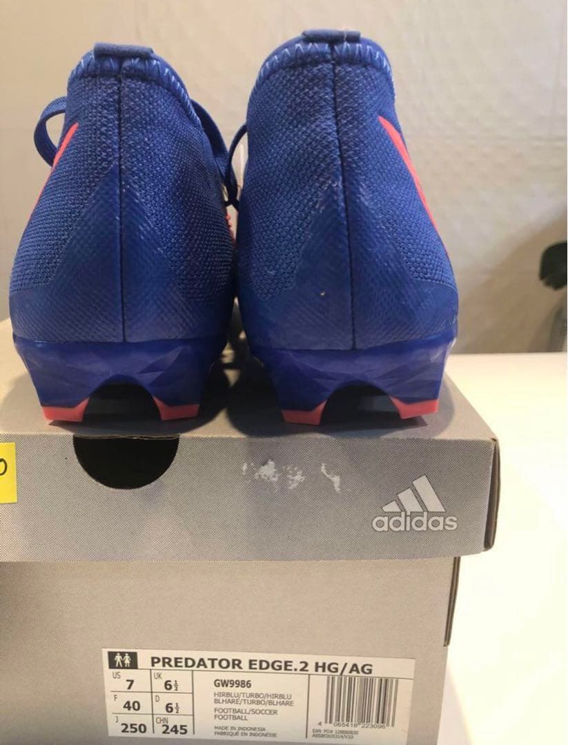 【新品25.0cm】ADIDAS PREDATOR EDGE.2 HG/AG