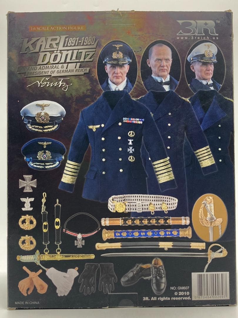 【訳あり品】3R DID カール・デーニッツ ドイツ 海軍元帥 大提督 大統領