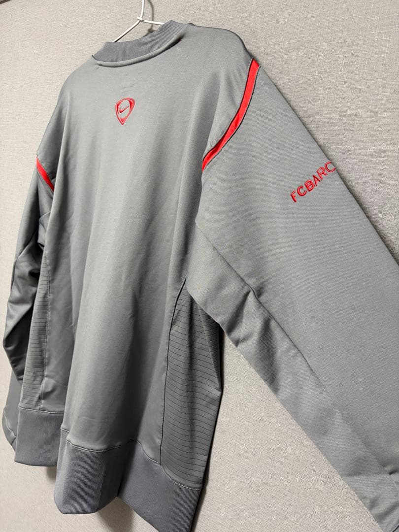 【タグ付き】FCバルセロナ Nike 長袖ウェア グレー L