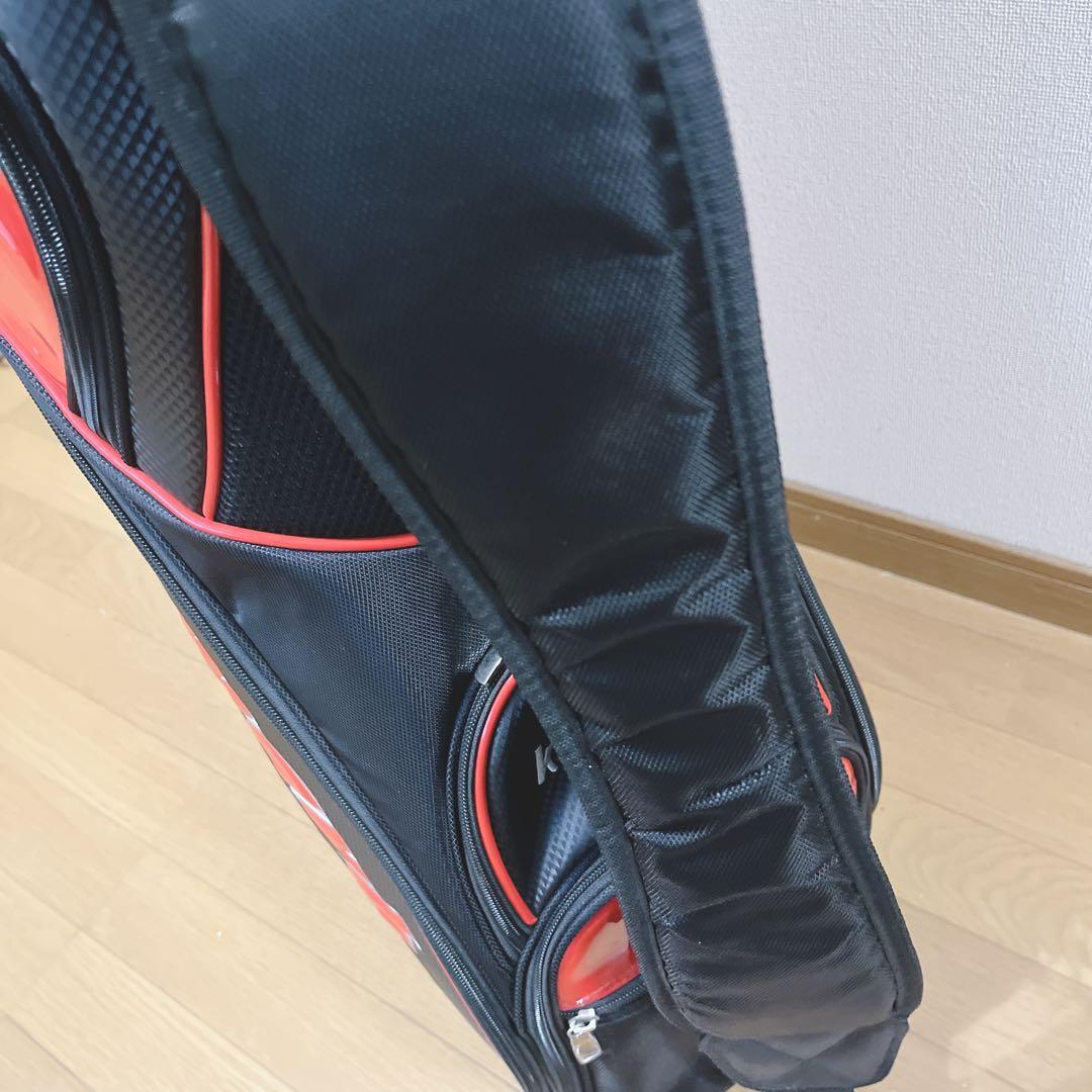 K314 美品 Kiss mark キャディバッグ ブラック