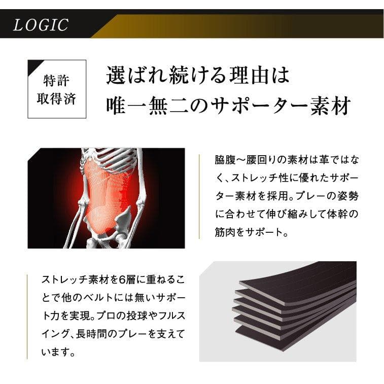 特別価格　箱なし　野球専用ベルト　コアエナジー 3　レッド/ゴールド　ベルト