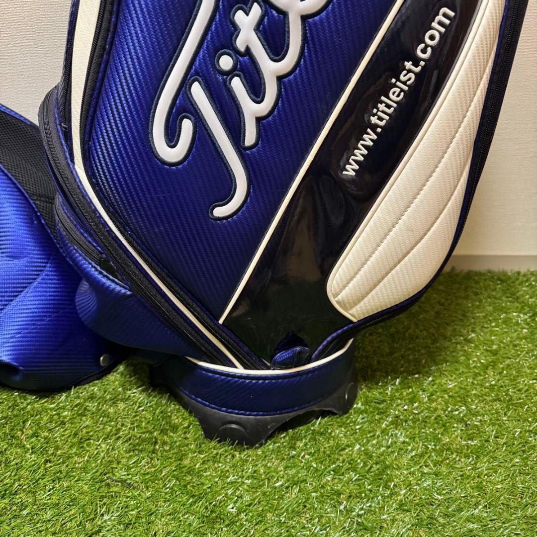 Titleist タイトリスト キャディバッグ ゴルフバッグ ブルー ホワイト