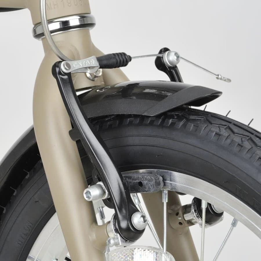 新品　16インチ 折り畳み自転車 アルミ AL-FDB161 カーキ モンテ