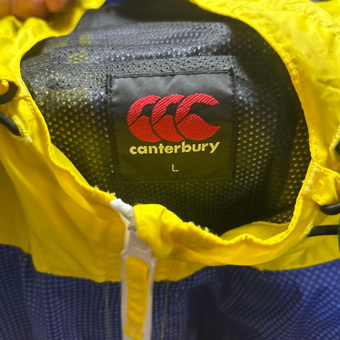 【美品】【期間限定品】canterbury フード付きウィンドブレーカー L