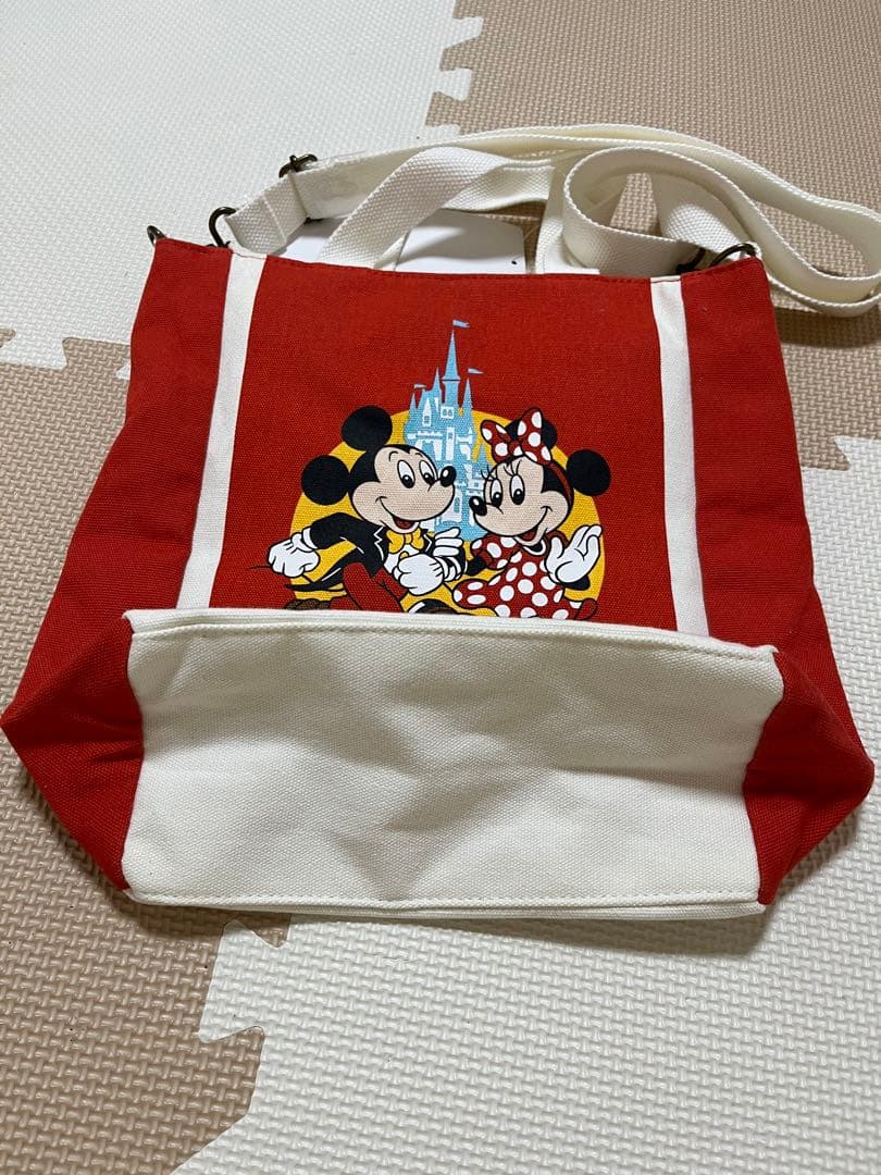 40周年　ディズニー　ミッキー ミニー バッグ　レトロ　メモリーゴーラウンド