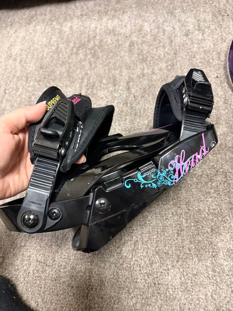 IGNIO カラフルスノーボードとビンディングの2点セット