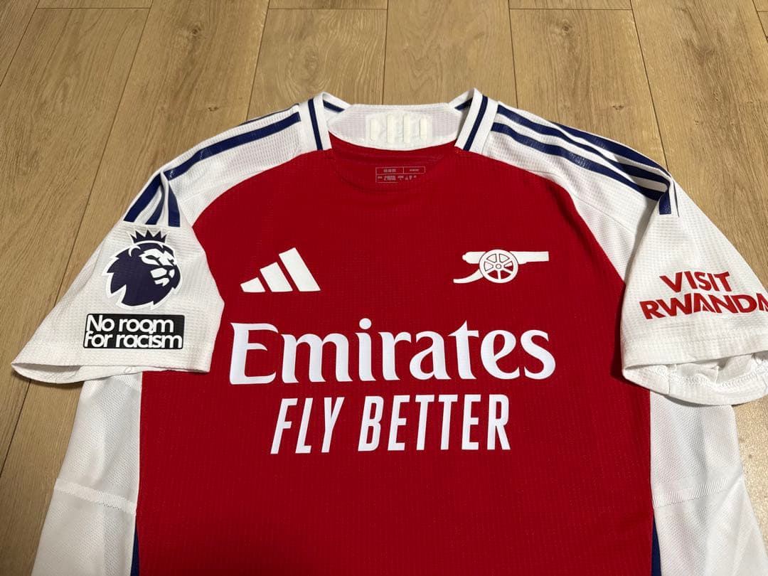 adidasアディダス アーセナル ライス オーセンティック フルパッチ 2XL