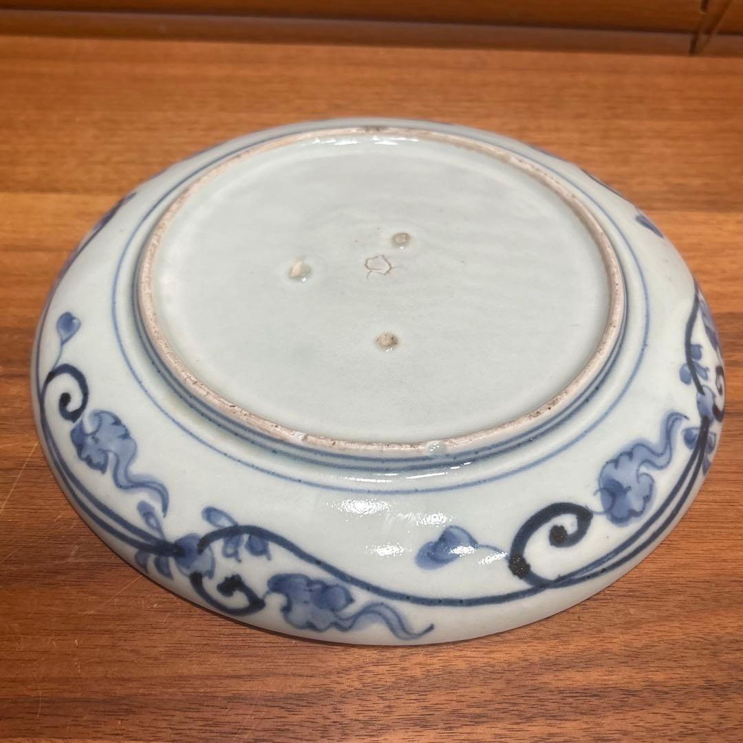 江戸時代　古伊万里　菊柄　皿
