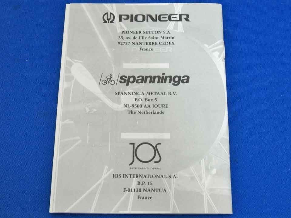 パイオニア（PIONEER）ハブ装着ダイナモ 前後ライトセット