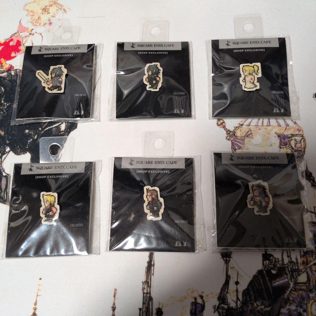 SQUARE ENIX CAFE限定品 FFXV ピンズ 6種セット