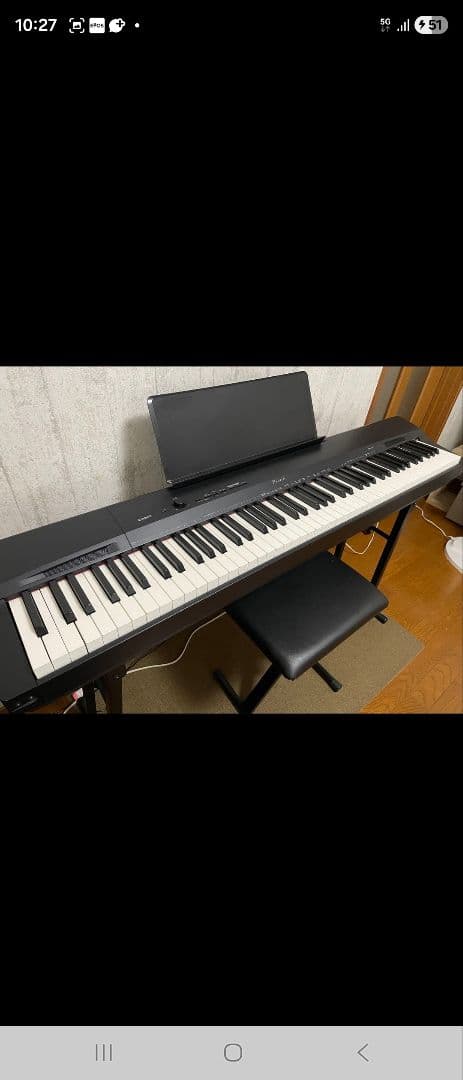 CASIO Privia 電子ピアノ ブラック px-160