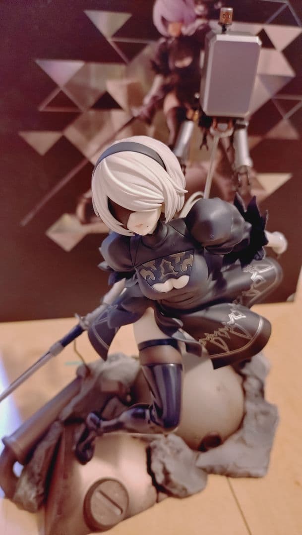 美品☆ANIPLEX ニーアオートマタ 2B 1/7 フィギュア 豪華版 特典付