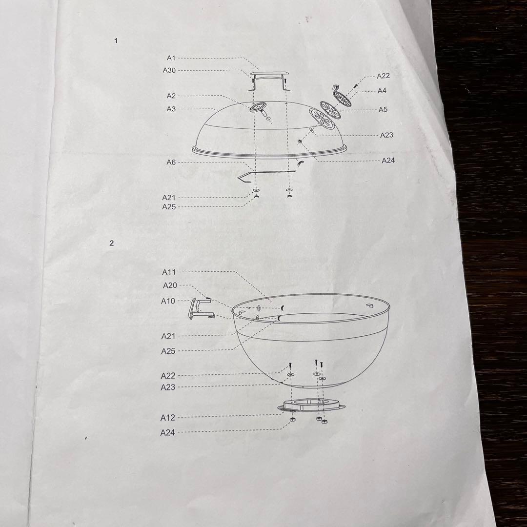 BBQ KINGS バーベキューグリル　大型　ブラック