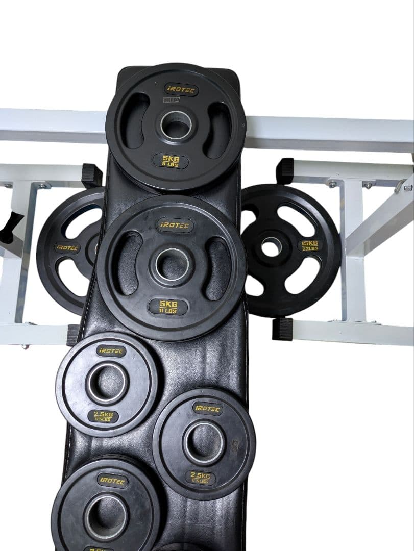 プレート 100kg ベンチプレス ホームジム　BODYMAKER　IROTEC