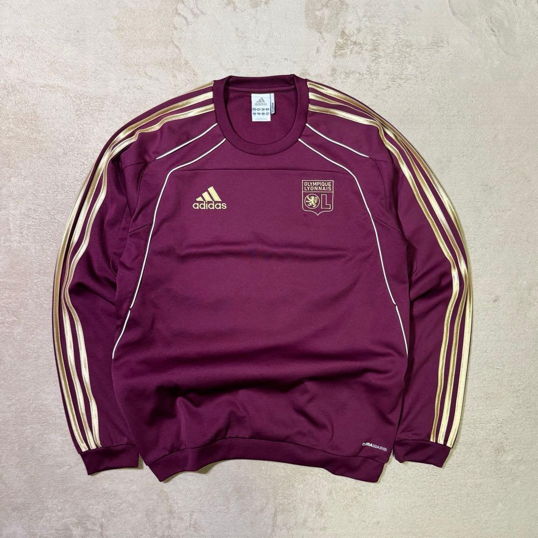 adidas オリンピック・リヨン 10-11ウォームトレーニングトップ
