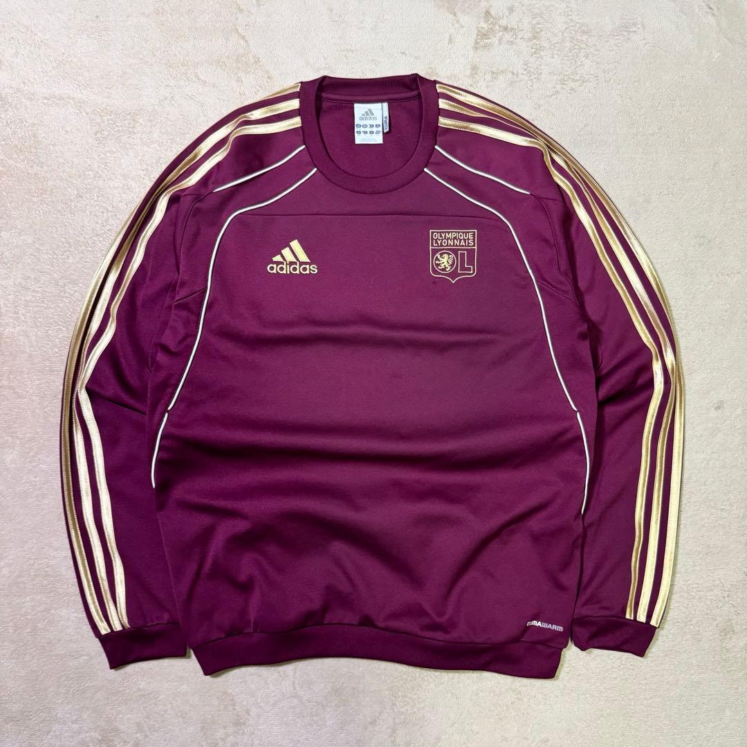 adidas オリンピック・リヨン 10-11ウォームトレーニングトップ