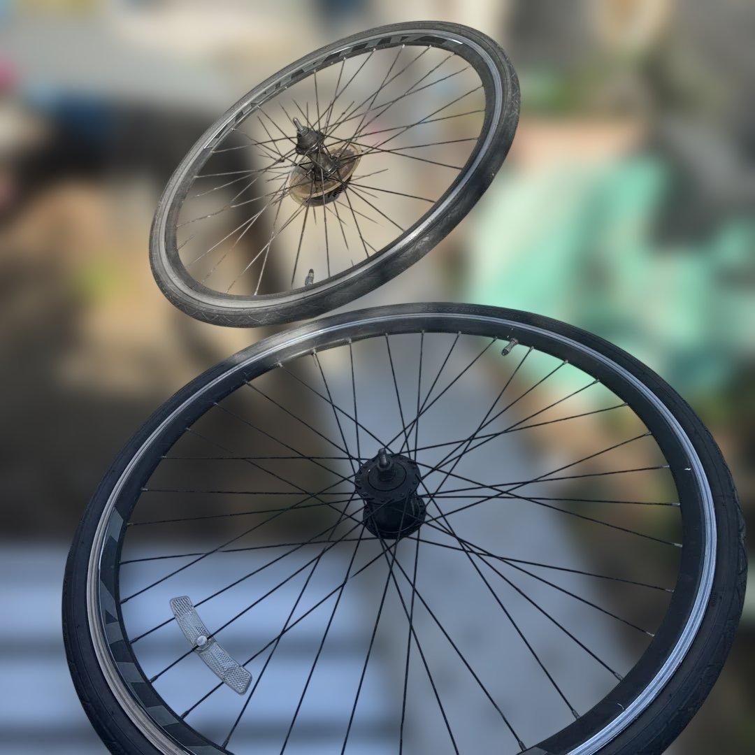 SHIMAO28-622KENDA 自転車ホイール付きタイヤ前後