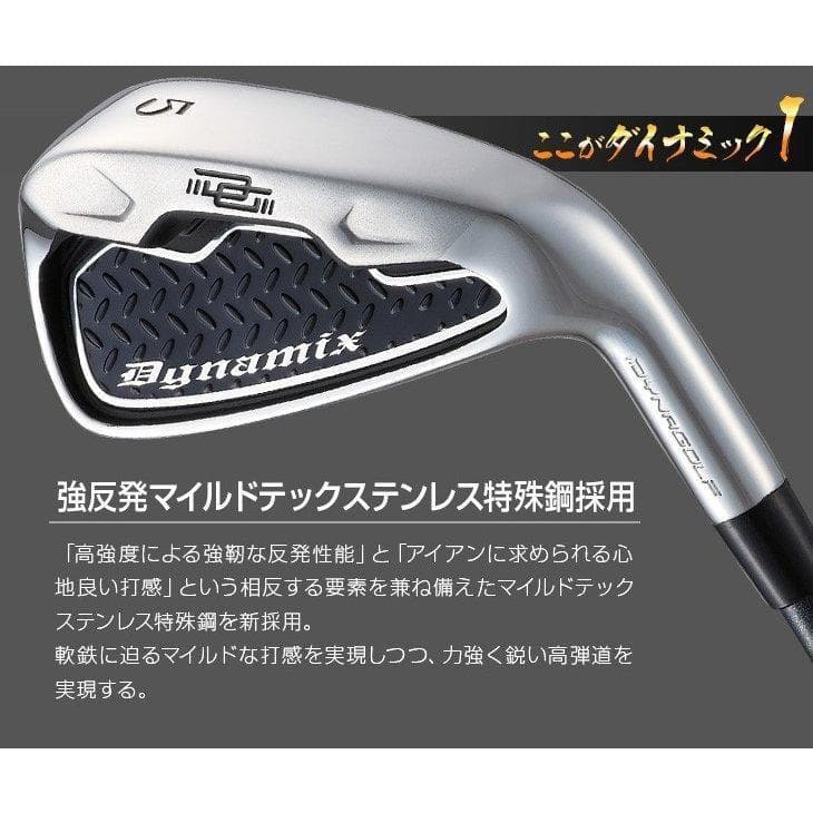 新品 ６本セット ダイナミクスアイアン ５I～PW カーボンシャフト