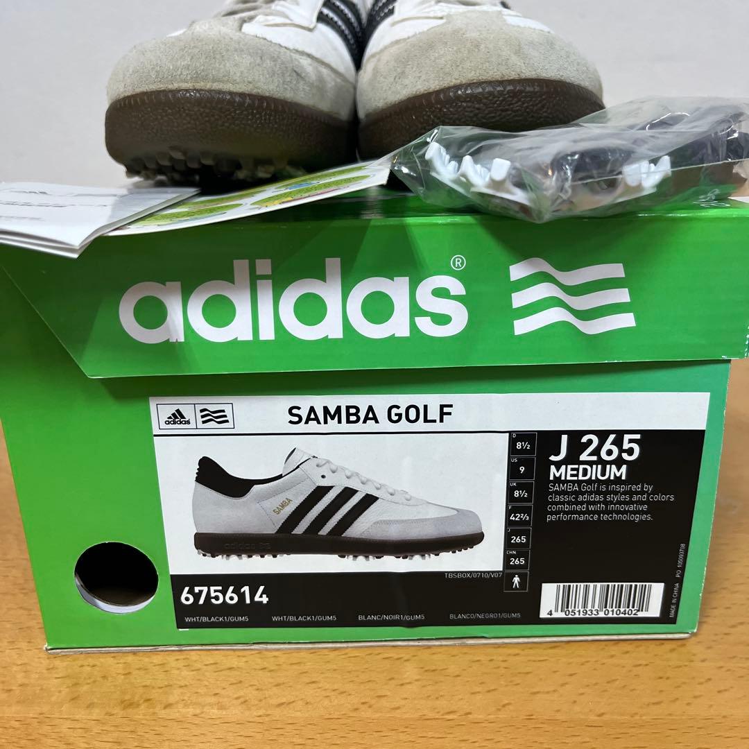 シューズ(男性用) adidas SAMBA GOLF 26.5cm