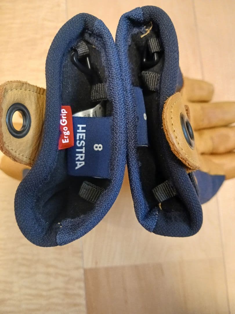 1回使用☆超美品HESTRA ヘストラ レザーグローブ サイズ８ COULOIR