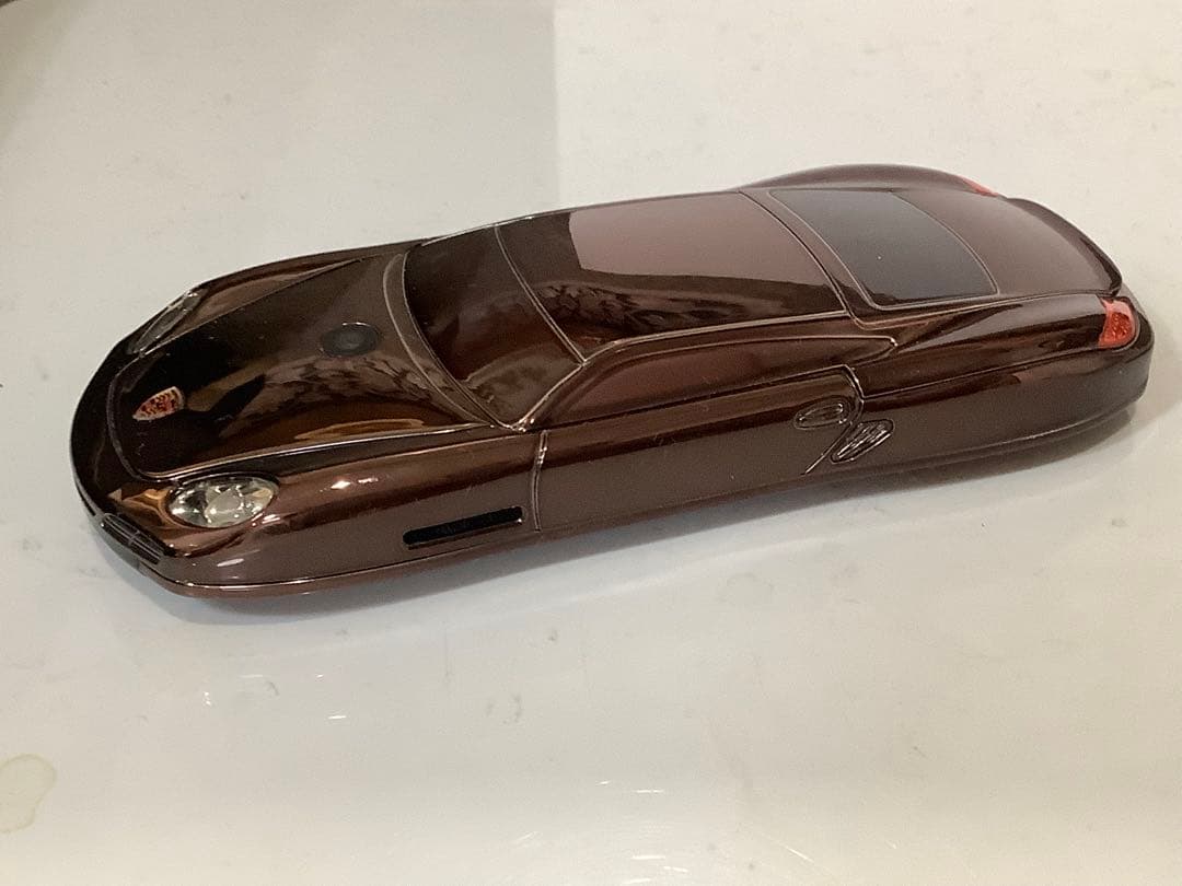 ポルシェ ブラウン CaymanSタイプ　ミニカー