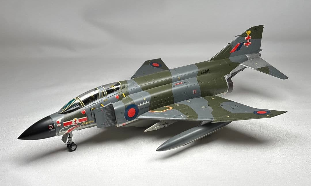 【完成品】フジミ 1/72 ブリティッシュ ファントム F-4M
