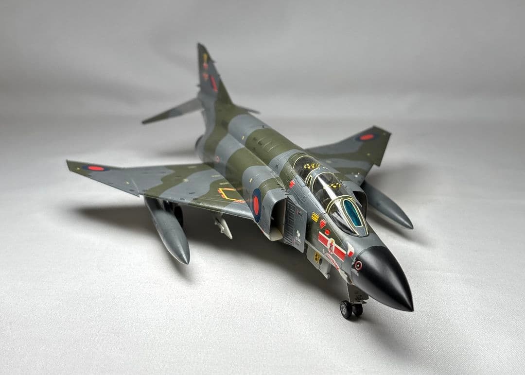 【完成品】フジミ 1/72 ブリティッシュ ファントム F-4M