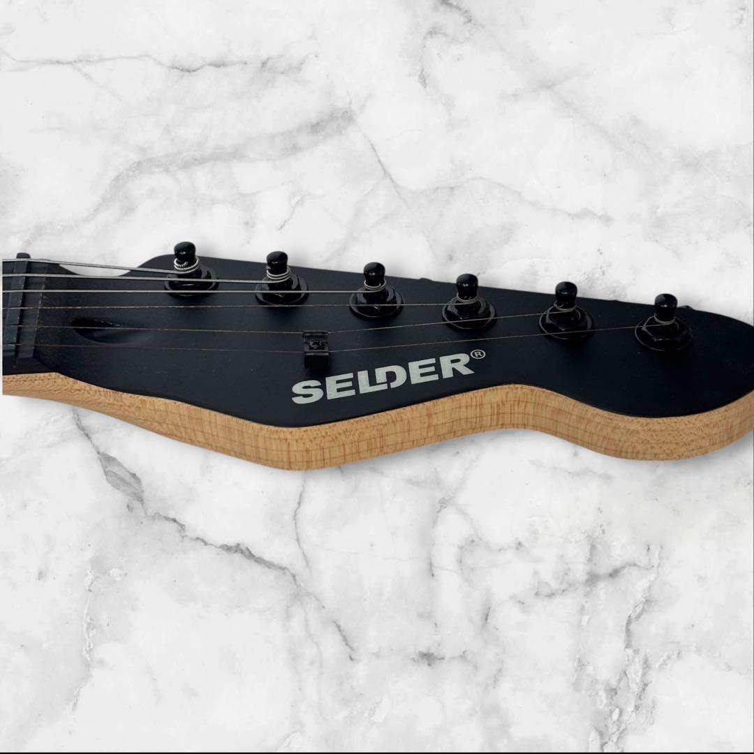 SELDER ストラトキャスター ブラック 動作良好 初心者 エレキギター