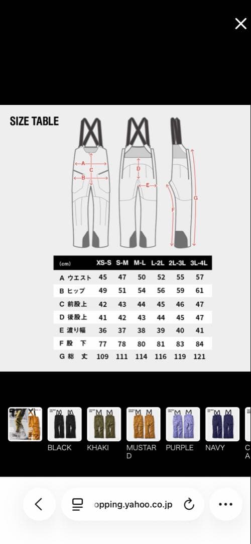 43DEGREES スノーボードウェア ビブパンツ