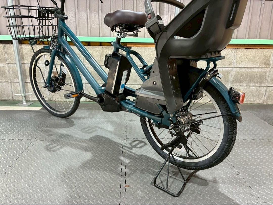 №6539 電動自転車　ブリヂストン　ビッケ　24/20インチ　ディープグリーン