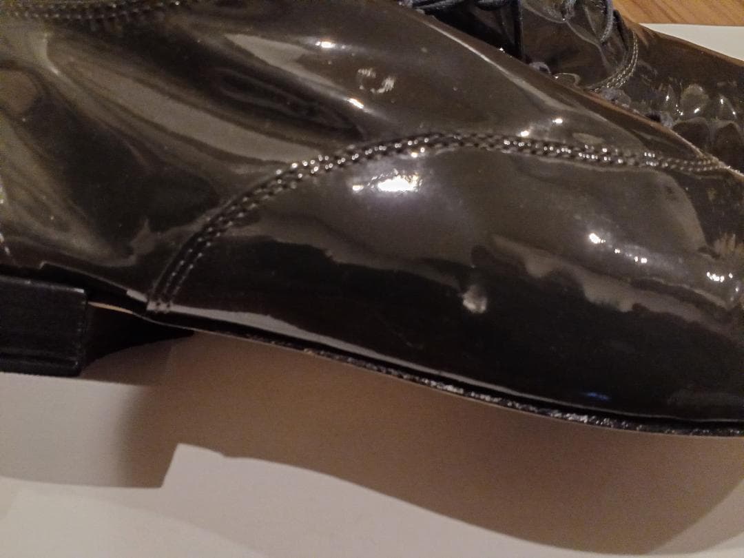 レペット（Repetto）　エナメル　メンズシューズ　グレー　フォーマルシューズ