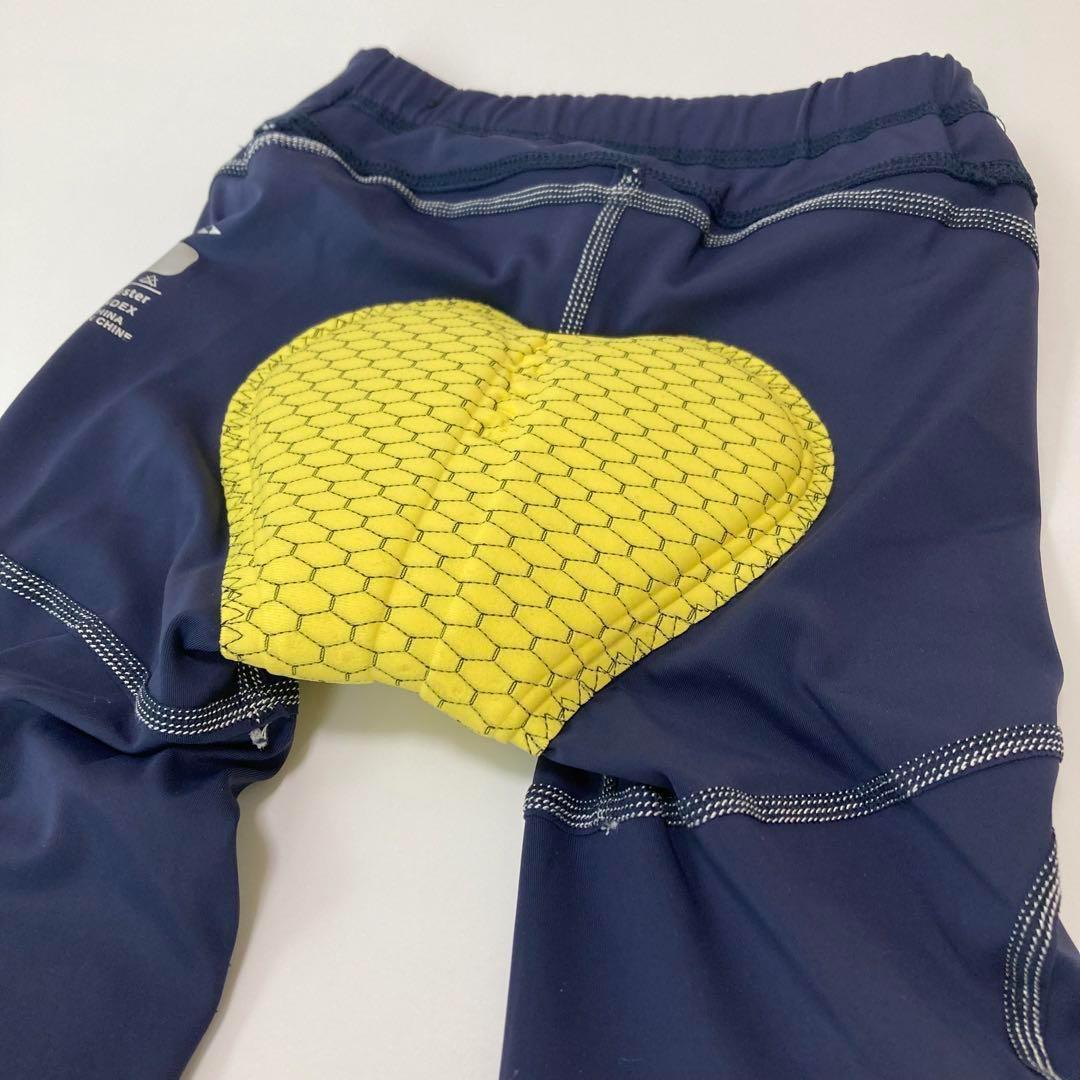【新品】サイクルパンツ Sサイズ ネイビー×ホワイト ランバイク ストライダー
