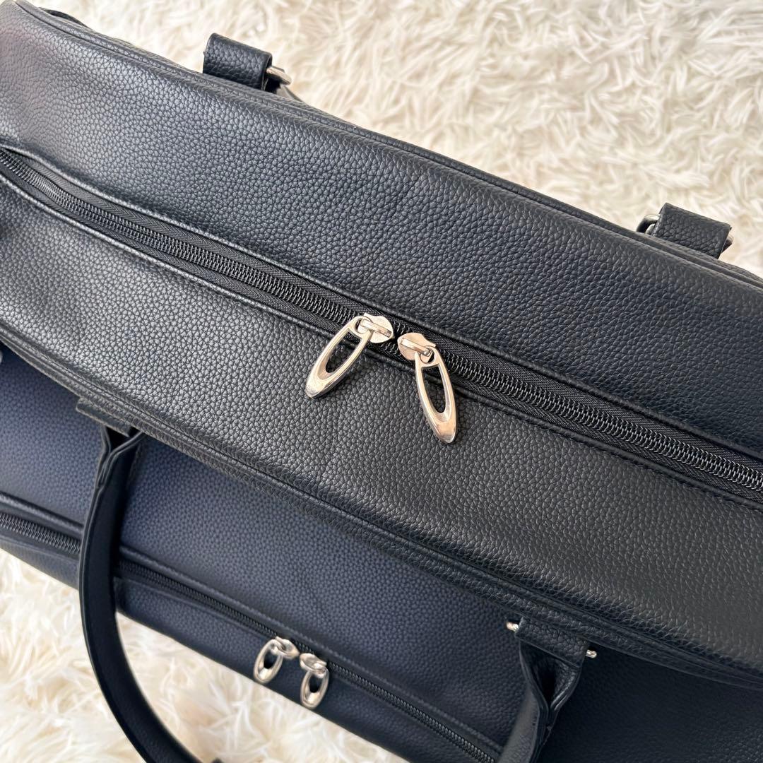 【極美品】ブリヂストンゴルフ ボストンバッグ 2層式 シューズ収納付 ブラック