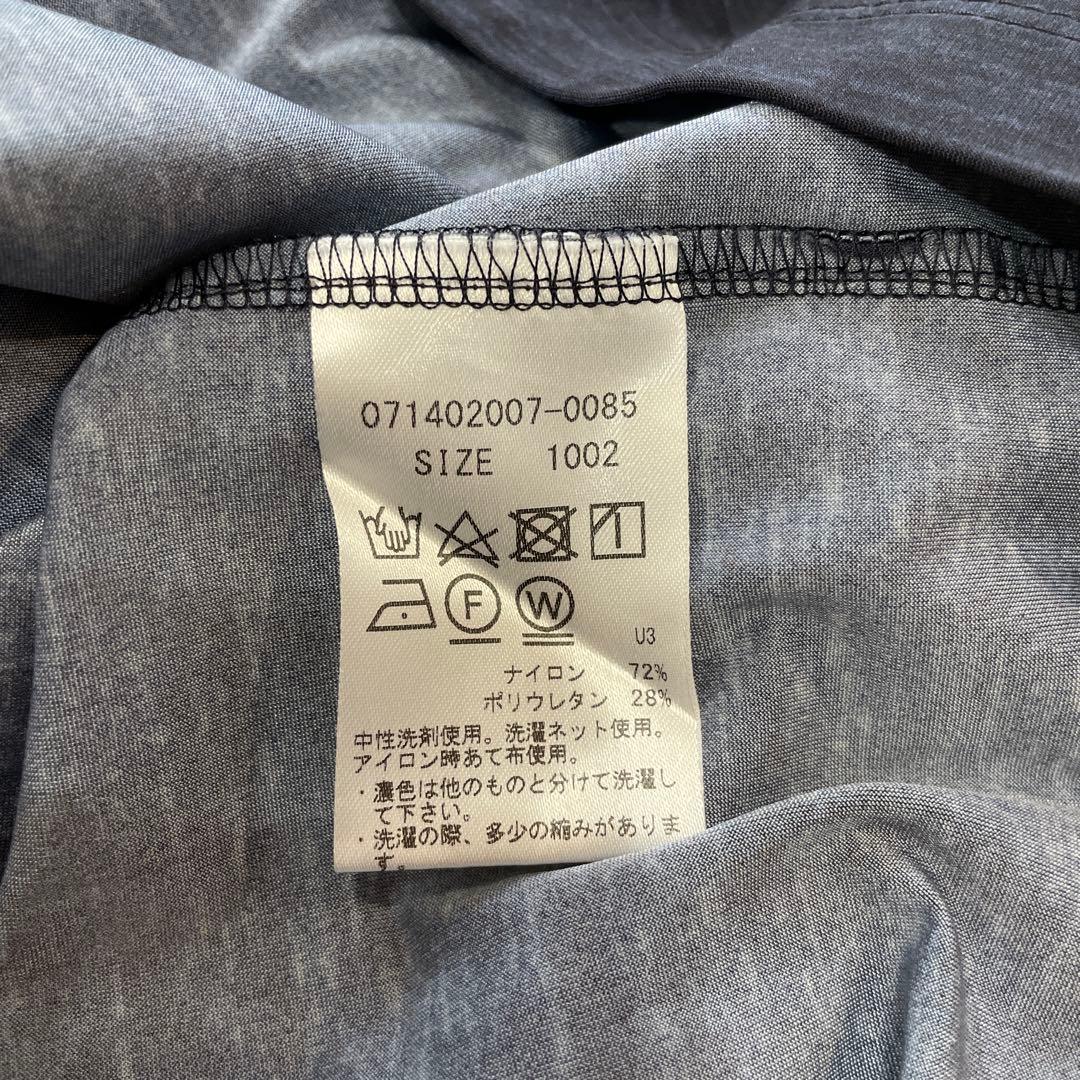日本製　ゴルフウェア【ZOY】ハーフジップ半袖シャツ　モックネック　ネイビー　2