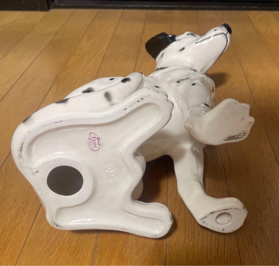 加藤工芸 犬　陶器 置物 手塗り KATO KOUGEI