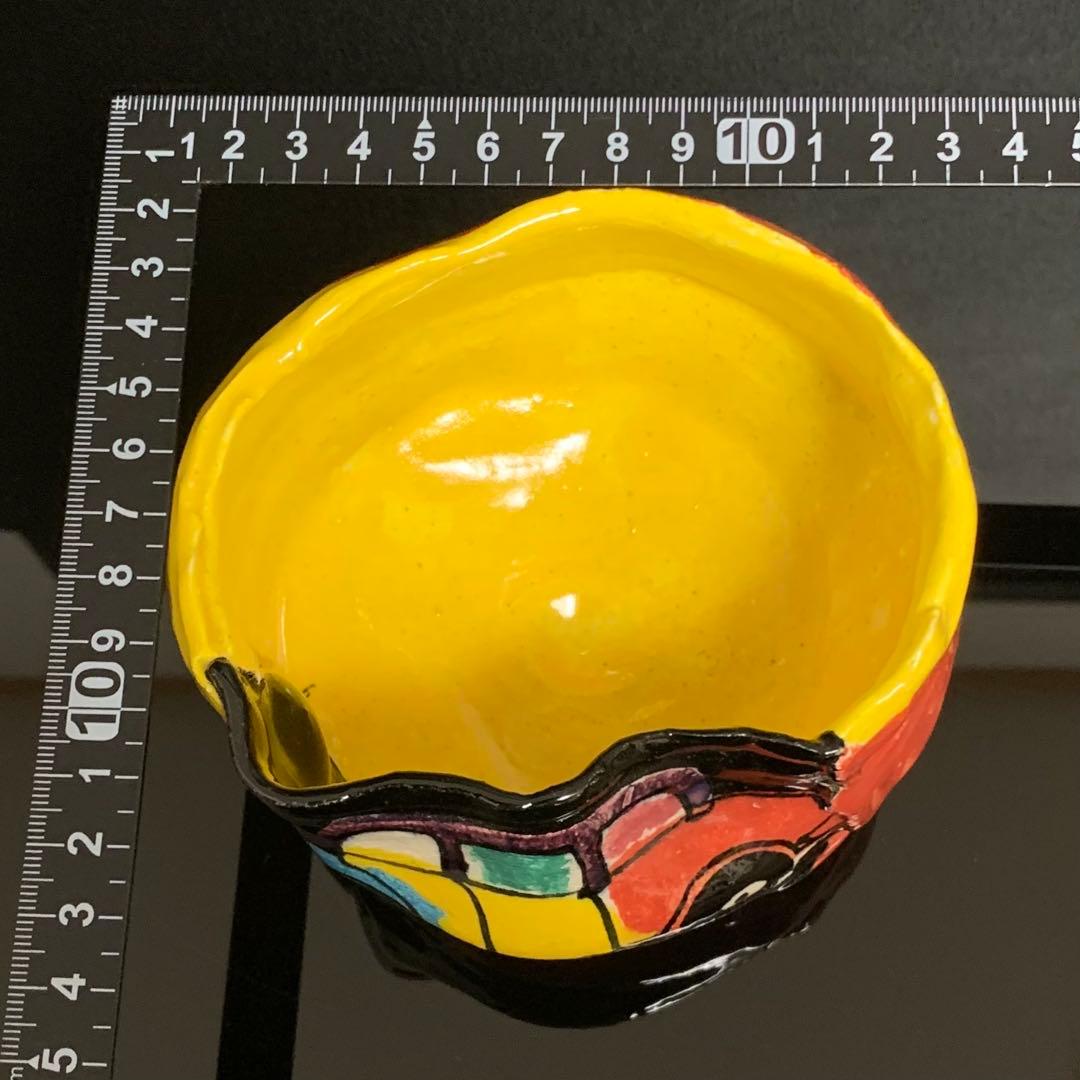《ヴィンテージ美品レア！》⭐︎ ロスオリベ 茶碗 異色陶芸作家 鈴木五郎 木箱♪⭐︎