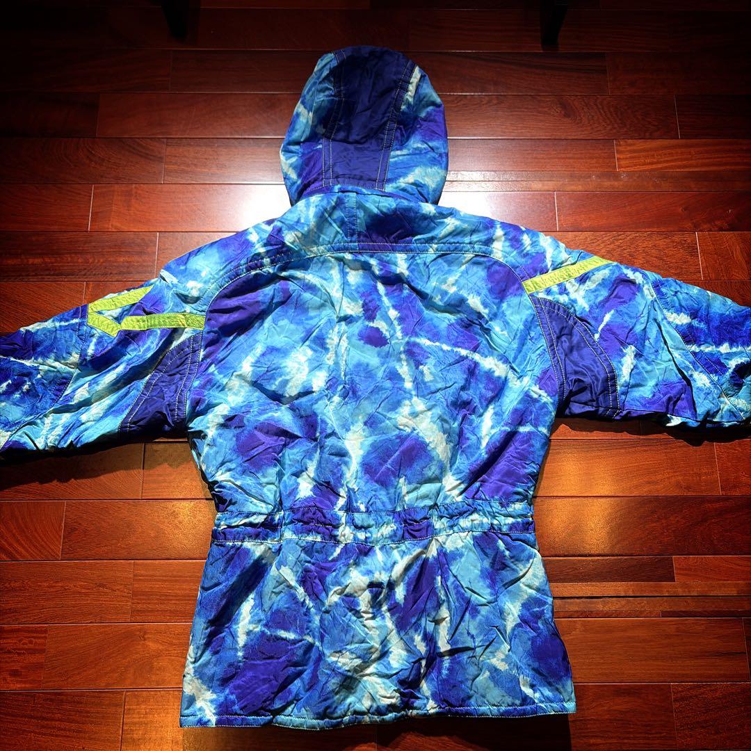 DESCENTE スキーウェア スノボ セットアップ ブルー 昭和レトロ 平成