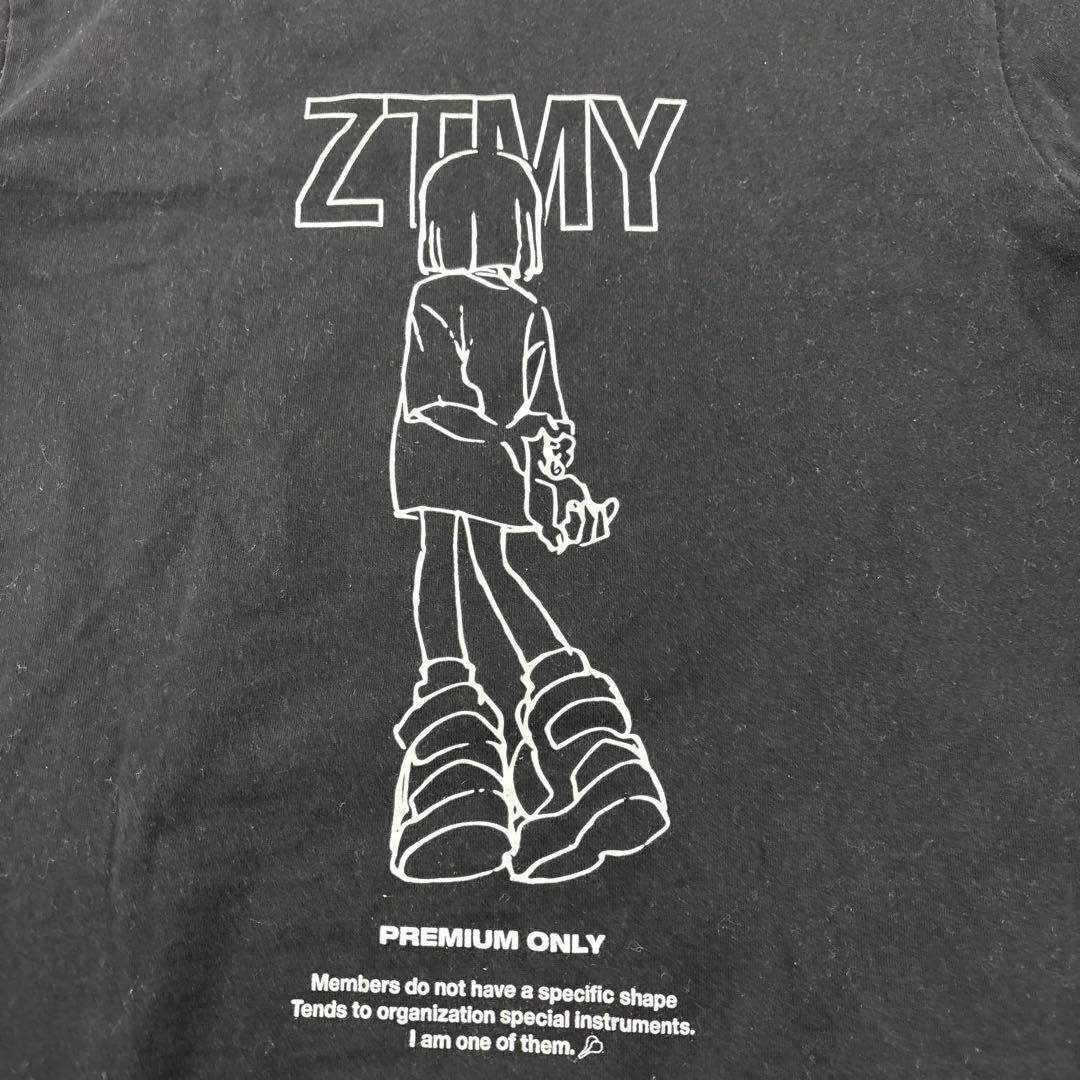 ZUTOMAYO ずっと真夜中でいいのに。　にらちゃんTシャツ　ブラック　8S2