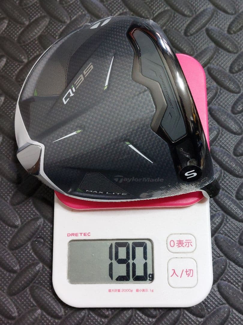 Qi35 MAX LITE 9.0度 ドライバーヘッドのみ 純正ヘッドカバー付き
