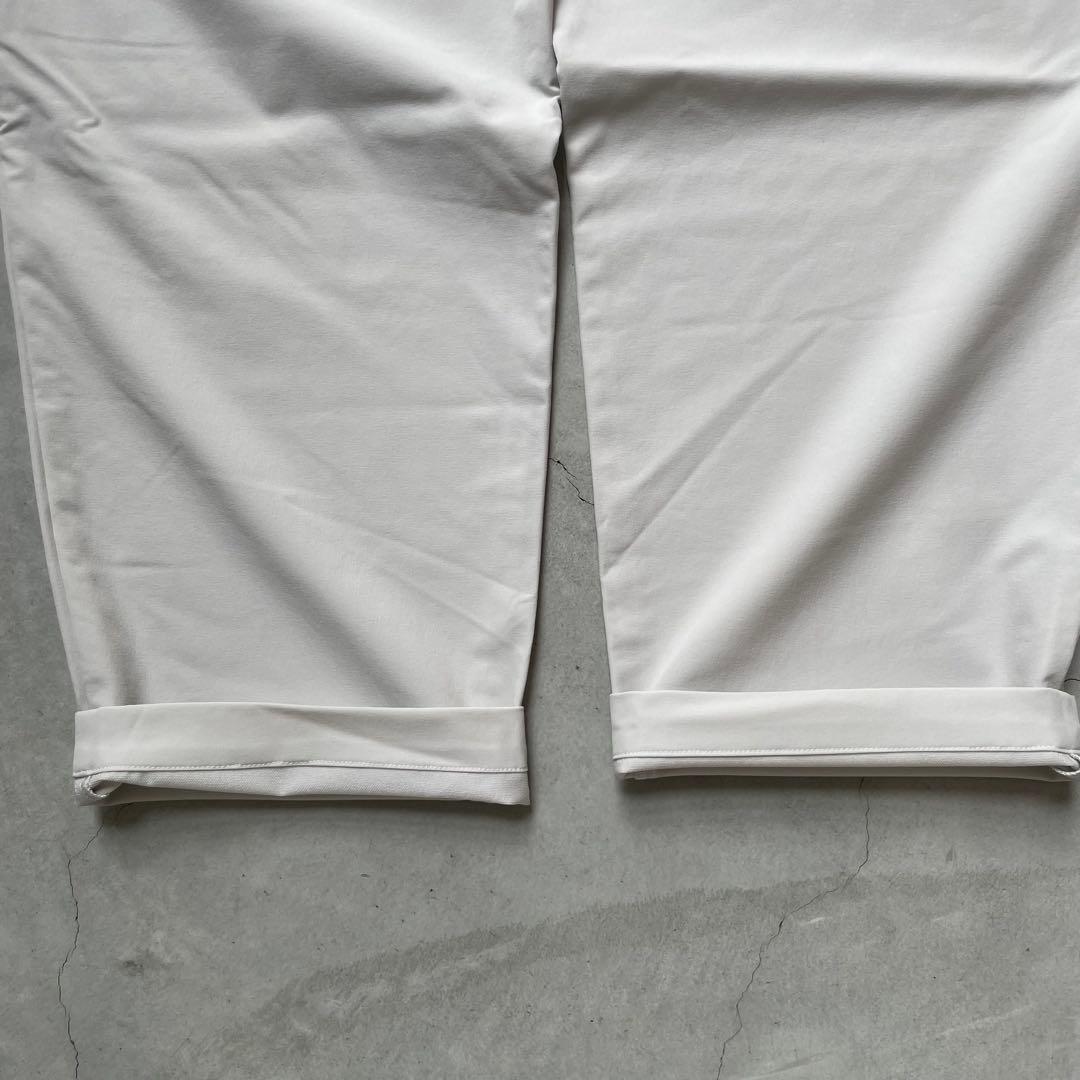 【美品】ナノユニバースゴルフ ナイロンクロス2タックパンツ XL