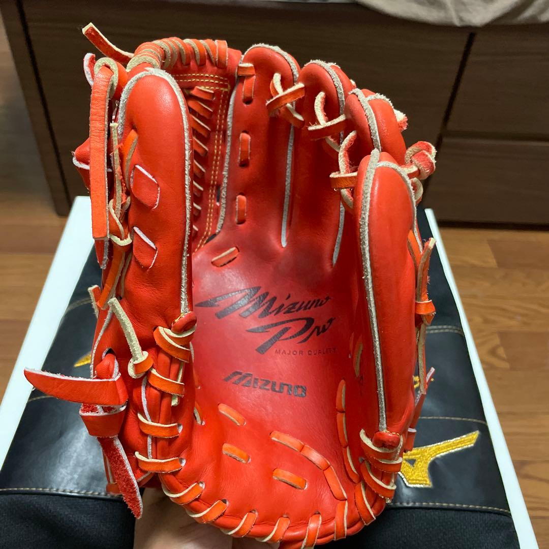 Mizuno Pro オレンジ グローブ